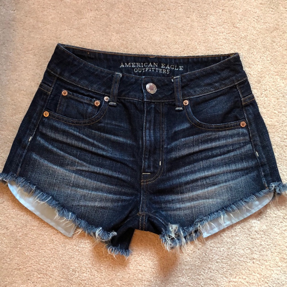 American Eagle high-waisted jean shorts